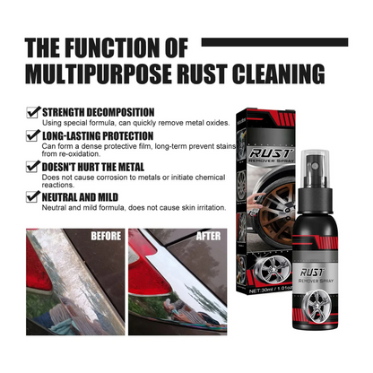 Buy 1 Get 1 Free Rust Remover Spray - Multifunctional Spray for Car, Kitchen, and Other Household Uses