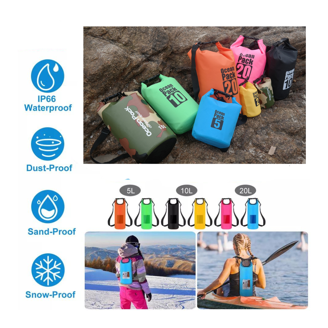 Waterproof Storage Dry Bag | Outdoor Traveling Carrying Bags