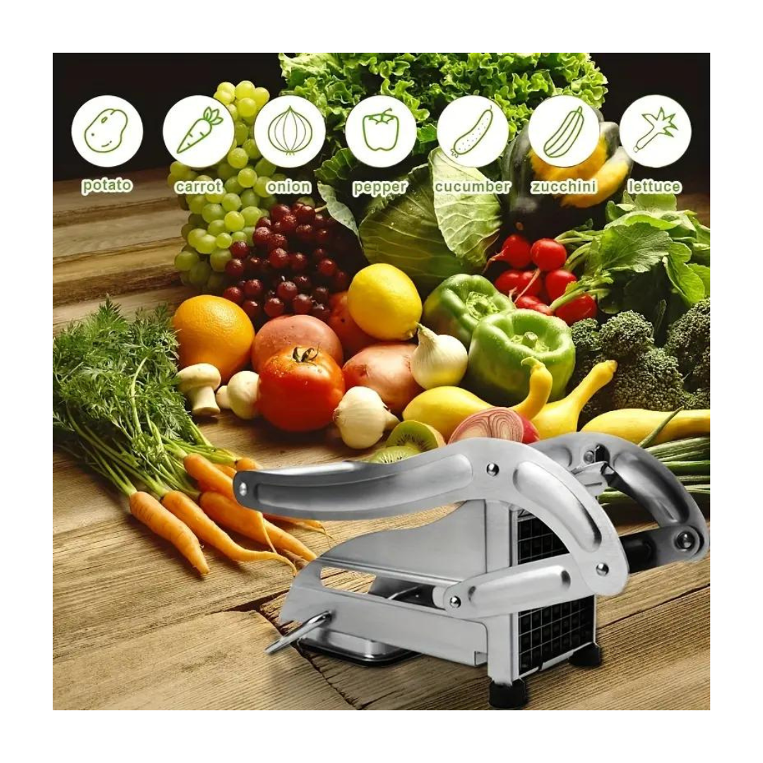 Stainless Steel Potato Slicer | Manual Vegetable Cutter