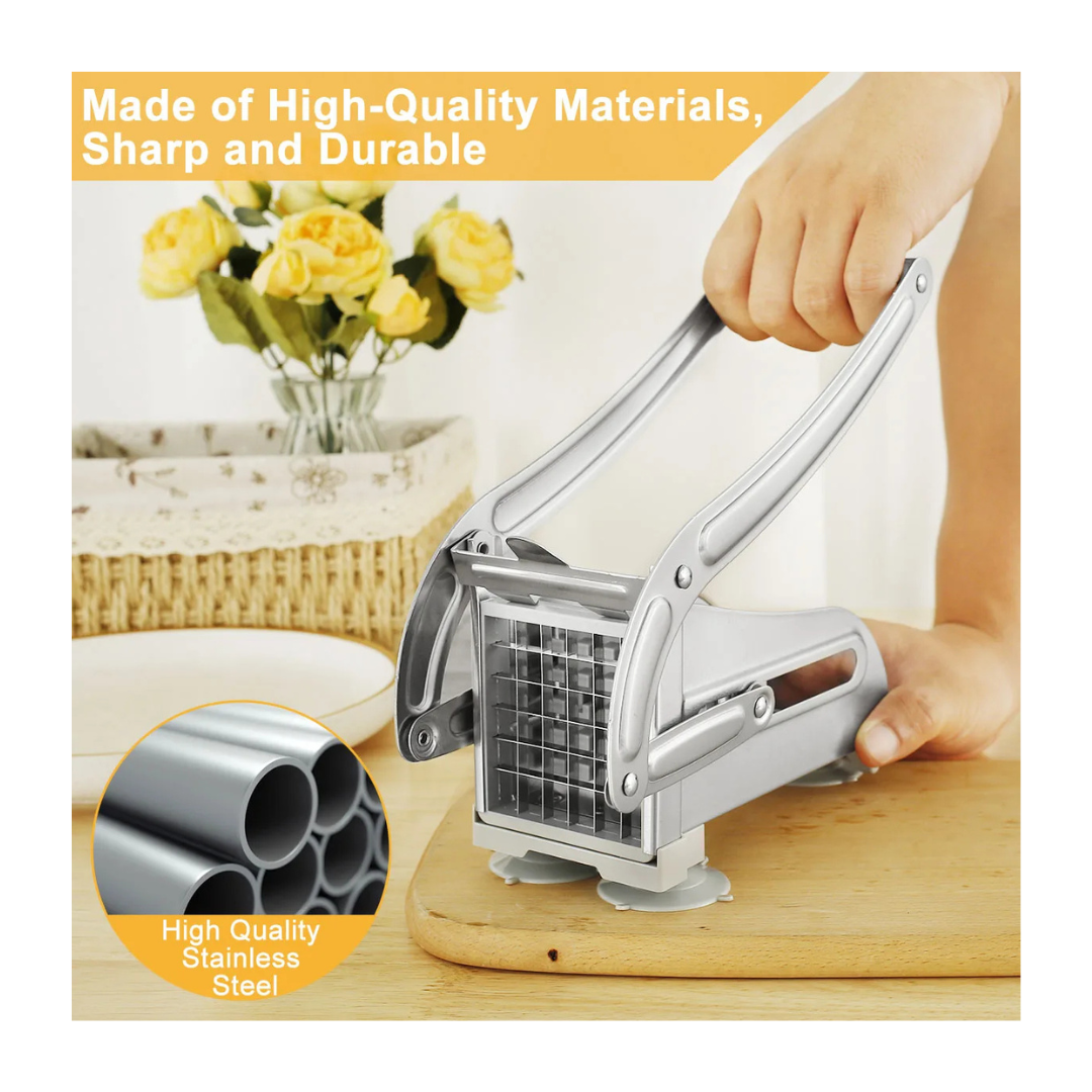 Stainless Steel Potato Slicer | Manual Vegetable Cutter