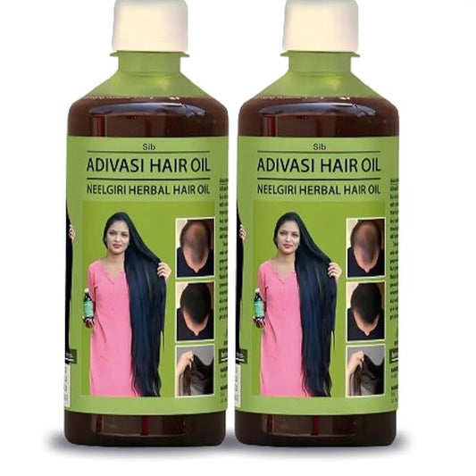 400 ML Adivasi Neelgiri Herbal Hair Oil For Hair Growth , Dandruff Control and Healthy hair