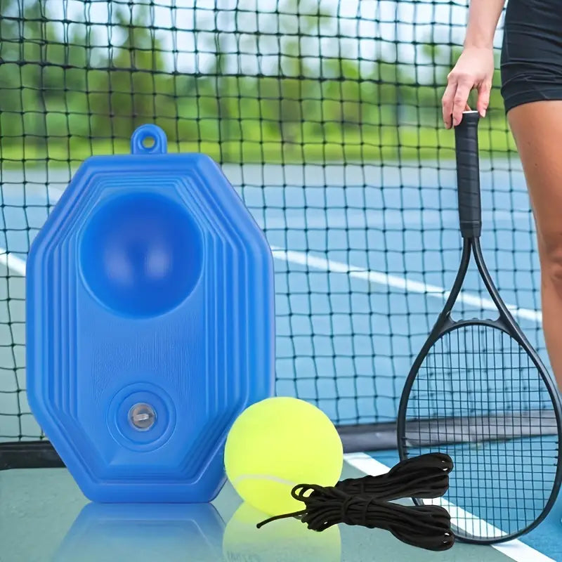 Tennis and Cricket Trainer Rebound Ball | Solo Training for Beginners Garden Self Practice