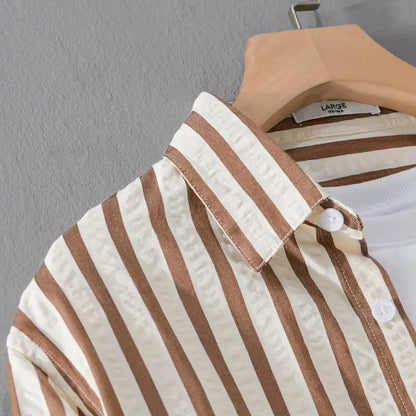 Striped Cotton Shirt For Men | Cotton Casual Shirt