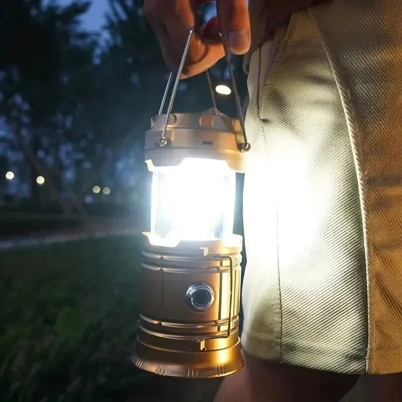 Solar Rechargeable Lantern Outdoor Camping Lamp