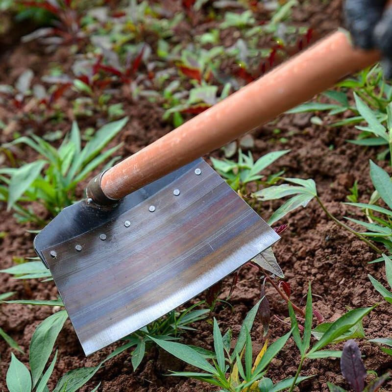 Steel Grass Hoe & Weeding Shovel