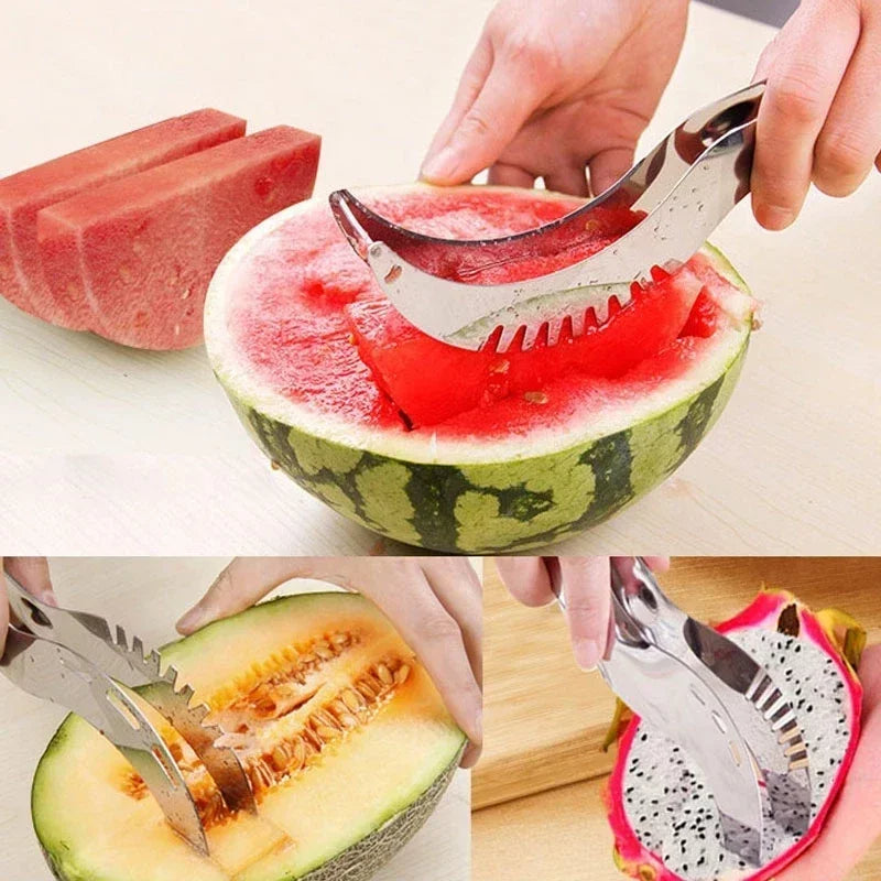 Stainless Steel Watermelon Slicer | Fruit Cutter Tool