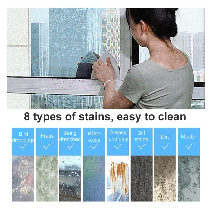 Magnetic Double-Sided Window Cleaner | Magnetic Window Cleaning Set for High Rise Window Cleaning Set - hookupcart