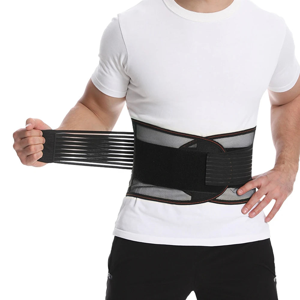 Breathable Waist Lumbar Lower Back Support Belt