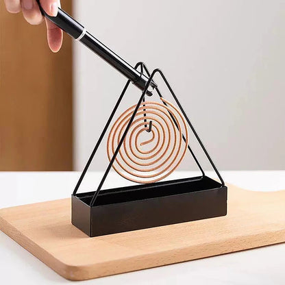 TRIANGULAR SHAPE IRON MOSQUITO INCENSE HOLDER | COIL HOLDER