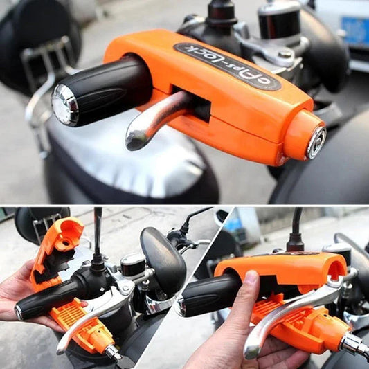 Anti-Theft Motorcycle Handlebar Lock