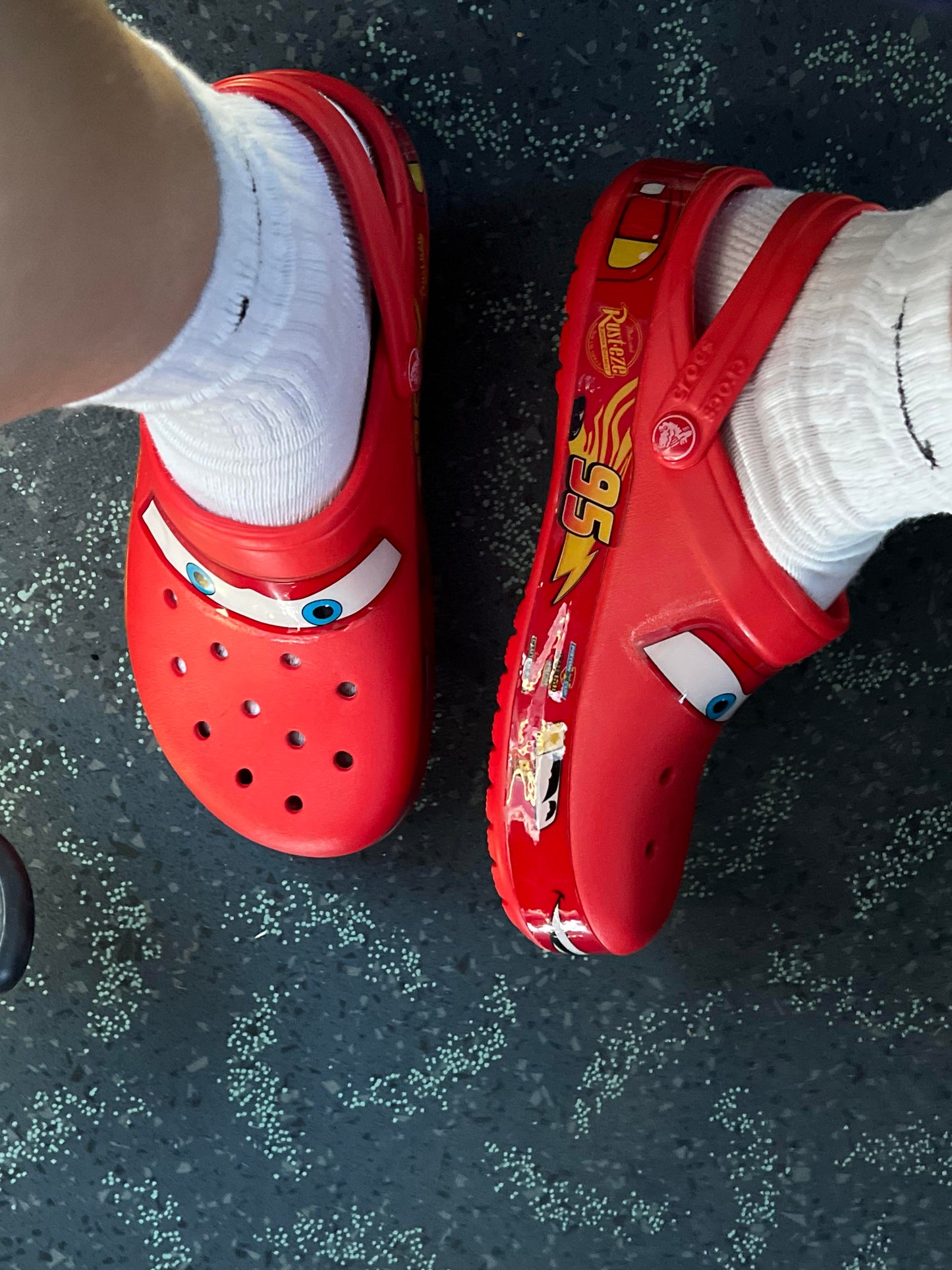 Unisex Disney Lightning McQueen Crocs