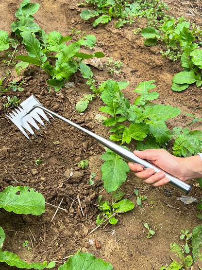 Garden Manganese Steel Weeders: Effortlessly Tackle Grass Rooting and Loosen Soil