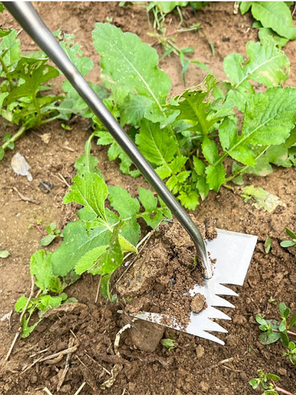 Garden Manganese Steel Weeders: Effortlessly Tackle Grass Rooting and Loosen Soil