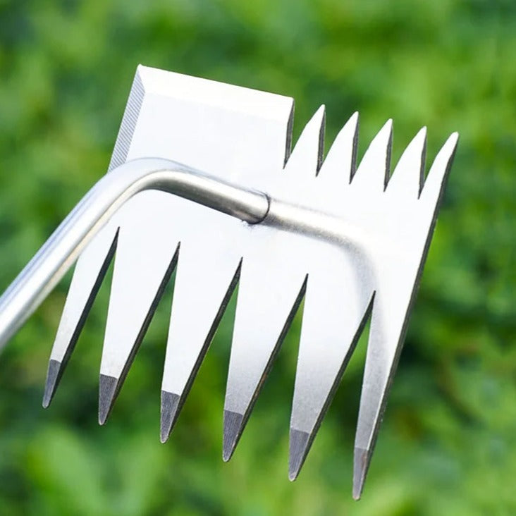 Garden Manganese Steel Weeders: Effortlessly Tackle Grass Rooting and Loosen Soil