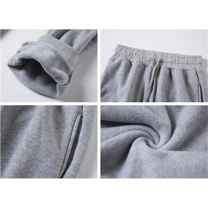 Classic Men Tracksuit - Hooded Sweatshirt and Comfy Pants