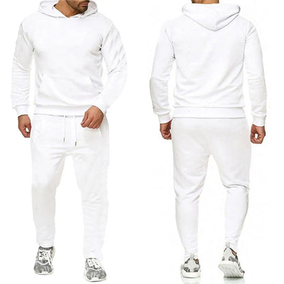 Classic Men Tracksuit - Hooded Sweatshirt and Comfy Pants