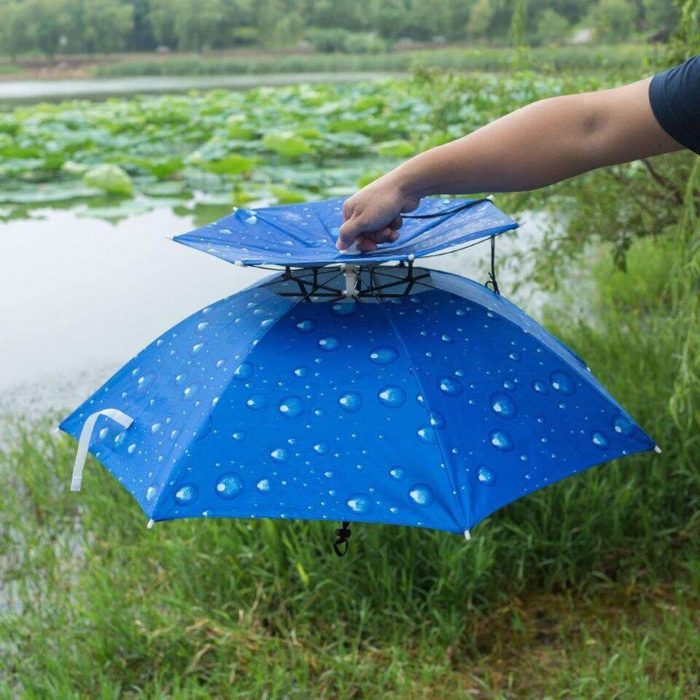 Double Layer Umbrella Hat - Protection from Sun and Rain