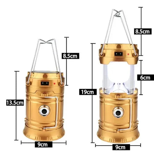 Solar Rechargeable Lantern Outdoor Camping Lamp