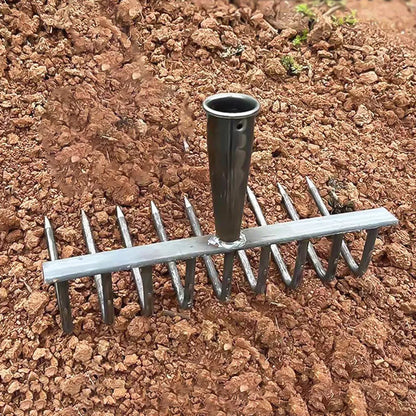 High Carbon Steel Nail Rake: Multifunctional Garden Tool