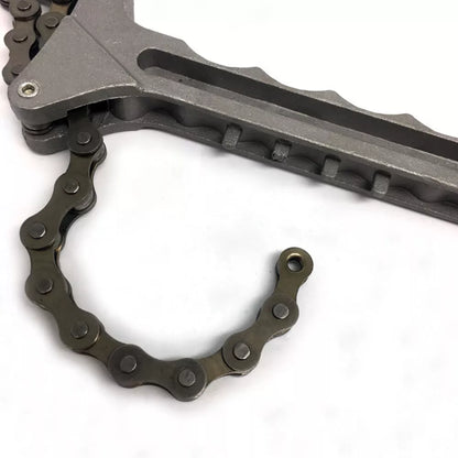 Universal Chain Wrench | Heavy-Duty Chain Wrench Oil Filter Tool