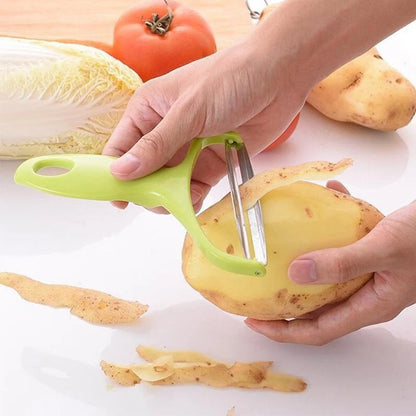 Multifunctional Steel Kitchen Tool | Vegetable, Potato and Fruit Peeler| Cabbage Slicer