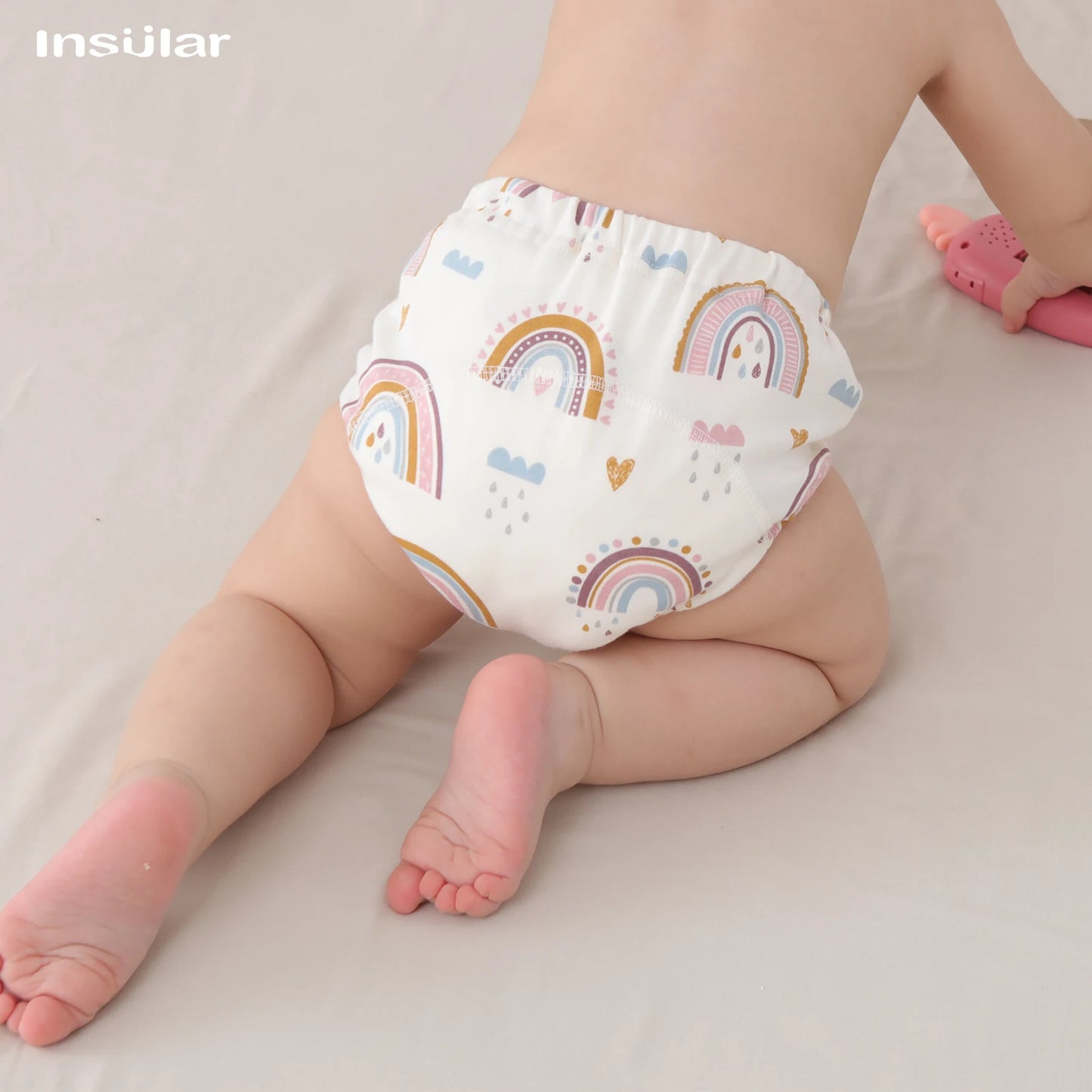 Baby Adjustable Reusable Cloth Diapers | Set of 3 Washable Diapers