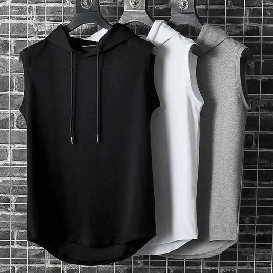 Men's Sleeveless Hoodie Vest for Gymwear - hookupcart