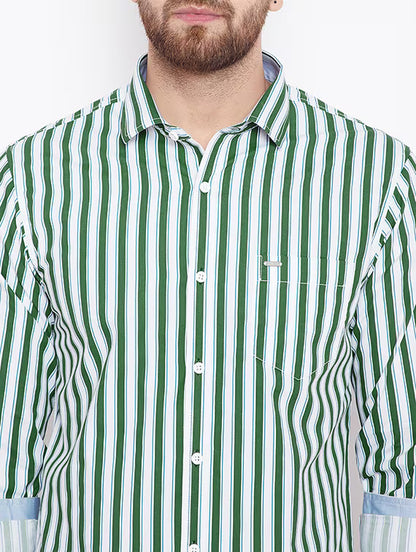 Striped Cotton Shirt For Men | Cotton Casual Shirt